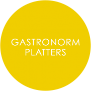 Gastronorm melamine dinnerware roundel