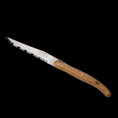 Serrated Blade 1.2 mm Oak Handle
