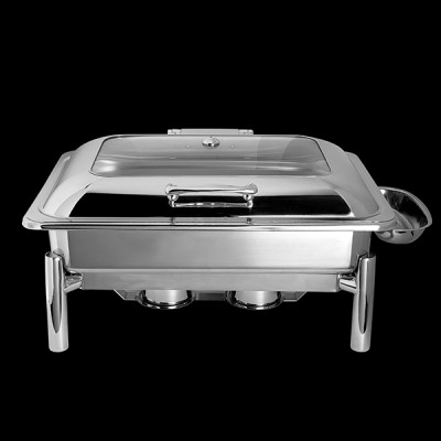 Rectangular Chafing Dish with Stand
<h5><em>*includes stainless steel food pan</em></h5>