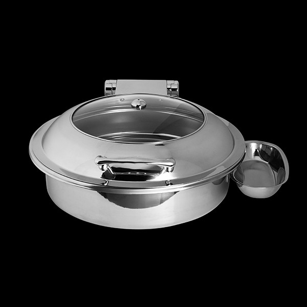 Hydraulic Closing Chafers Round Chafing Dish *includes stainless