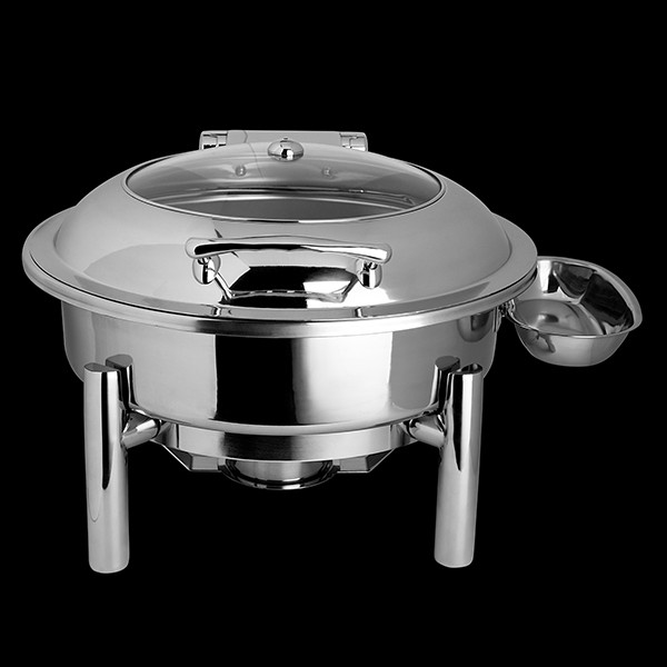 Hydraulic Closing Chafers Round Chafing Dish Stand *includes