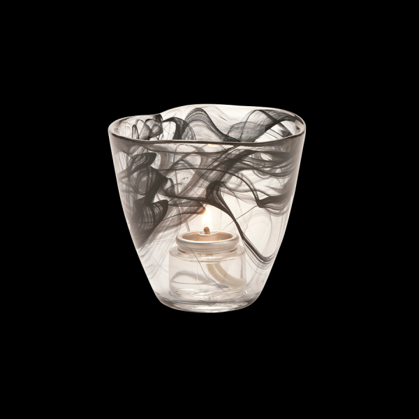 Wysp Black Glass Votive HW6806BK