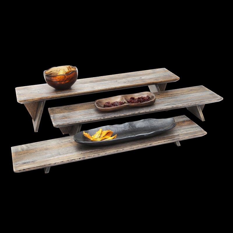 Fusion Buffet System 3 Piece Riser Set DWRISERS3WDAG