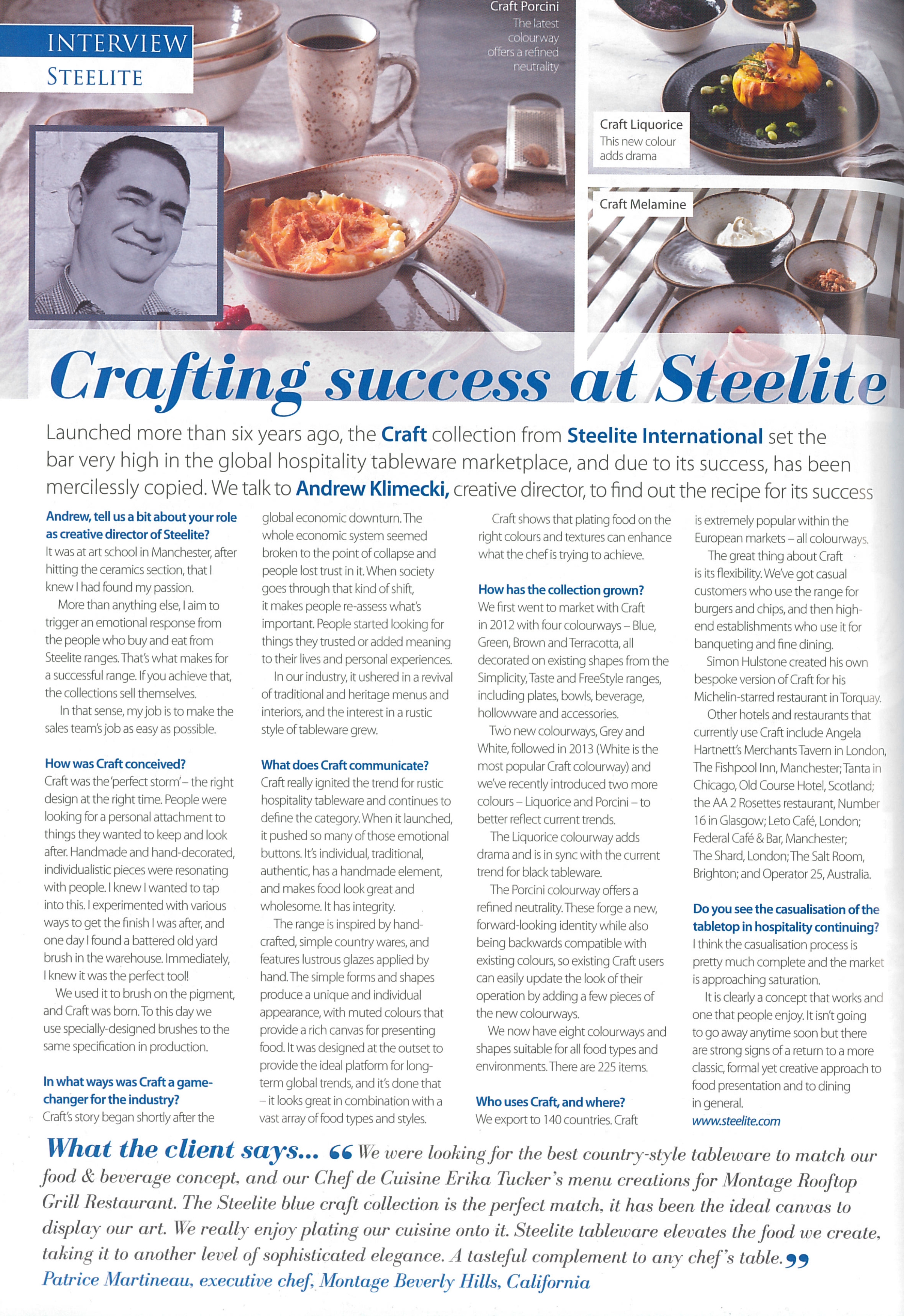 Crafting Success at Steelite